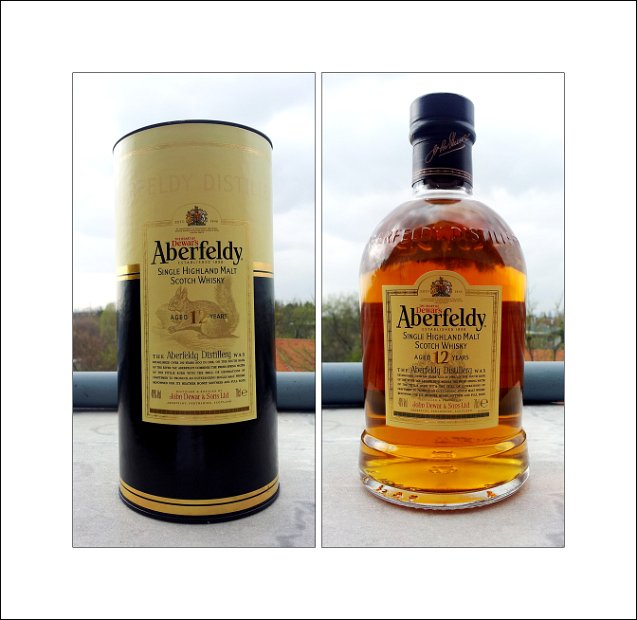 Whisky Aberfeldy collage